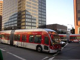 Rapid bus, Los Angeles.