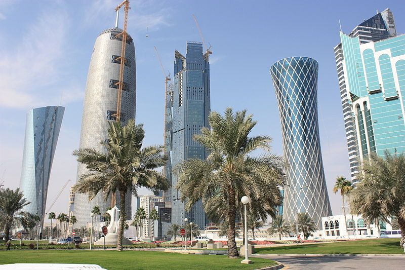 West Bay skyscrapers, Doha, Qatar