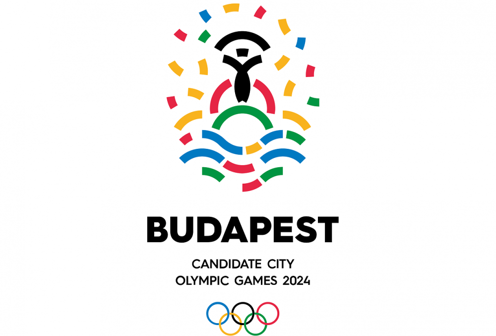 Эмблема летней олимпиады 2024. Budapest 2024 Olimpia bid. Дизайн 2024.