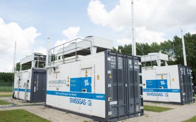 Uniper’s power-to-gas and methanation facility in Falkenhagen (Brandenburg, Germany)