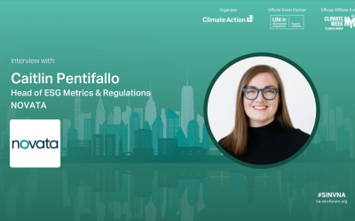 Interview with Caitlin Pentifallo at Novata | Sustainable Investment Forum North America 2024