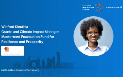 Interview with Winfred Kinuthia at Mastercard Foundation Fund for Resilience and Prosperity