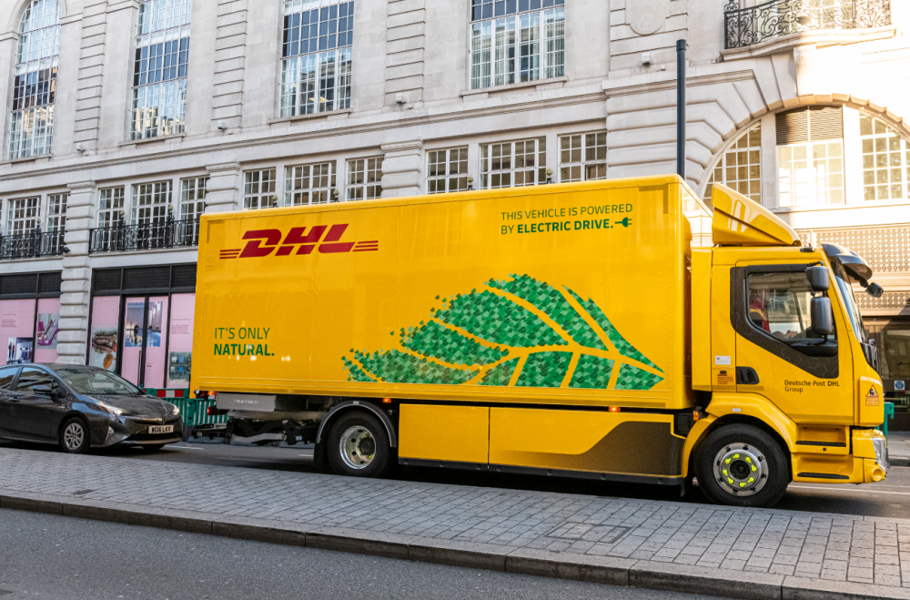 Dhl volvo electric truck discount
