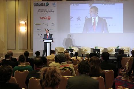 Arne Otto, Vice President at OSRAM, delivered a powerful keynote speech at the Sustainable Innovation Forum 2012