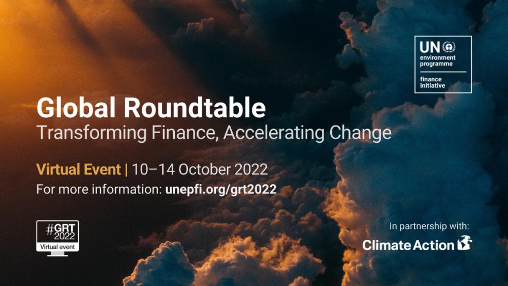 UNEP FI Global Roundtable 2022