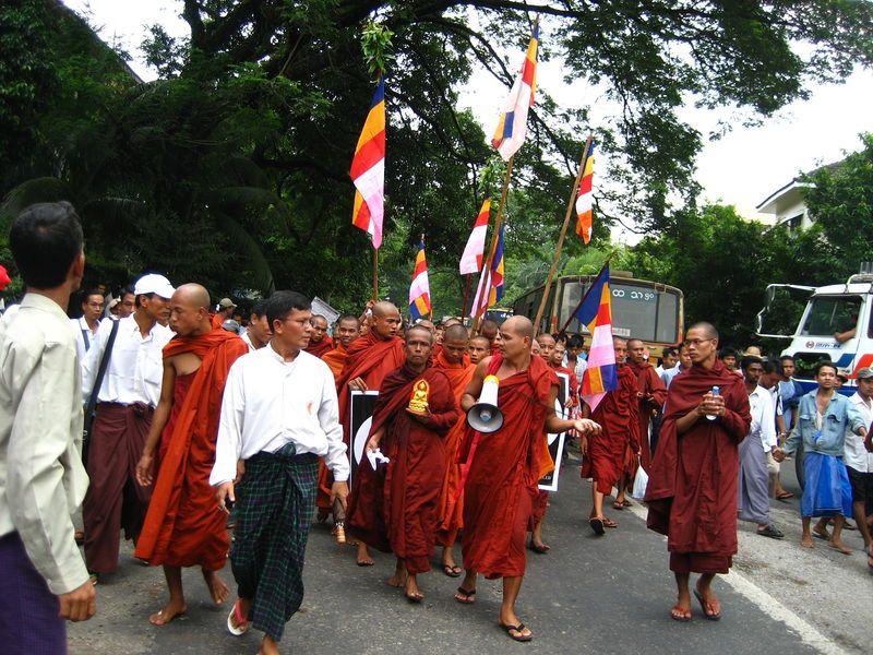 Protest in Myanmar have increased in the recent past