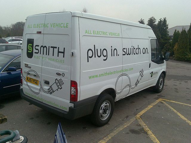 The all electric Ford Transit.