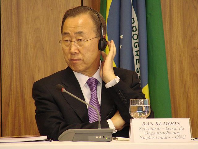 Ban Ki-Moon issued a harsh reminder to world leaders on the opening day of the Rio+20 Earth Summit yesterday.