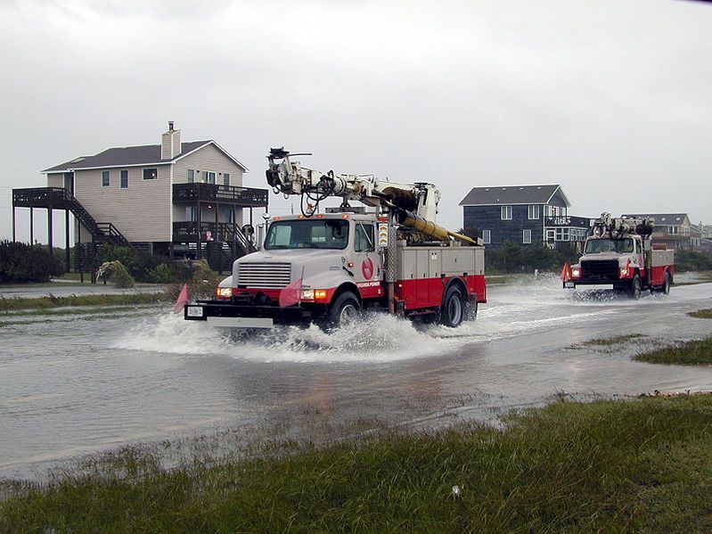 Coastal flooding in North Carolina