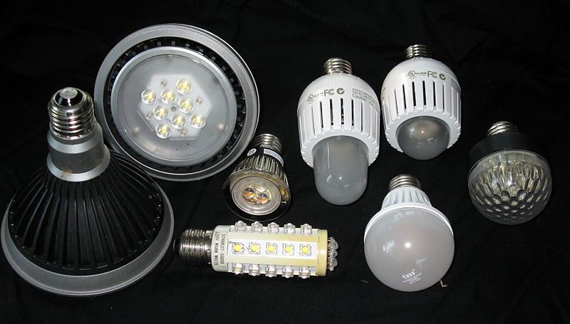 Comercially abvailable LED bulbs