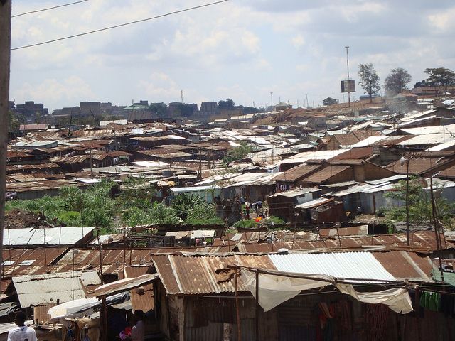 Mathare Slum in Nairobi, Kenya.