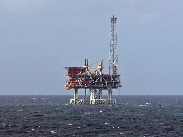 A North Sea Oil Platform