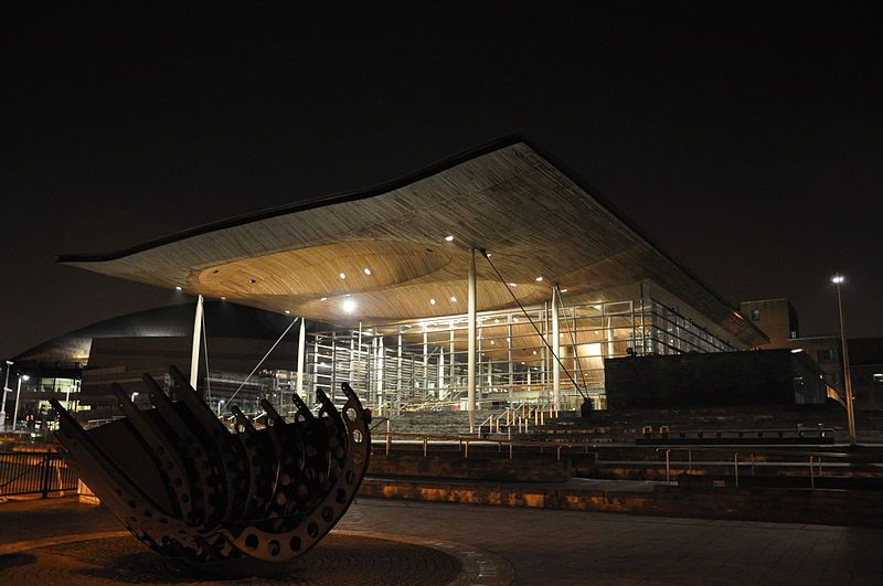 The Welsh Assembly building, Cardiff