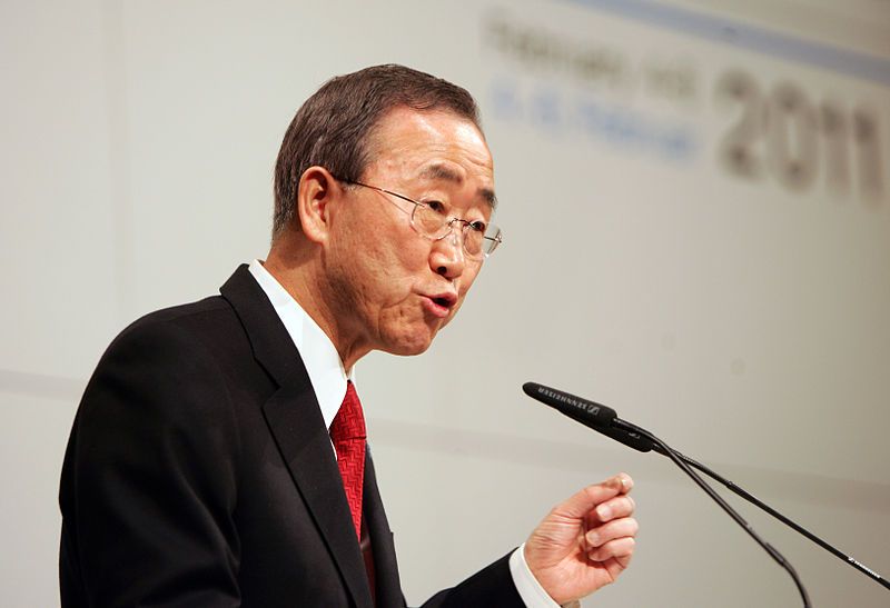 United Nation Secretary General Ban KI-moon has urged thw world to redouble its efforts in  the fight against climate change.