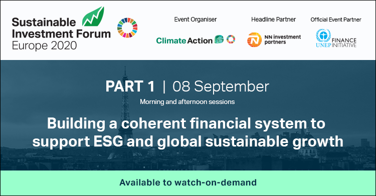 Sustainable Investment Forum Europe - Part 1