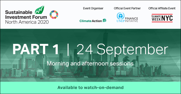 Sustainable Investment Forum North America - Part 1